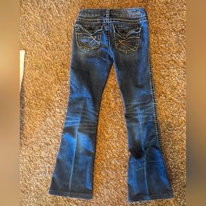 Silver Frances Flare size 25 hemmed to regular length